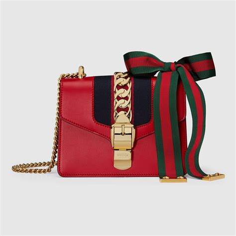 sylvie mini chain bag gucci|Gucci Mini Sylvie Chain Crossbody Bag on SALE .